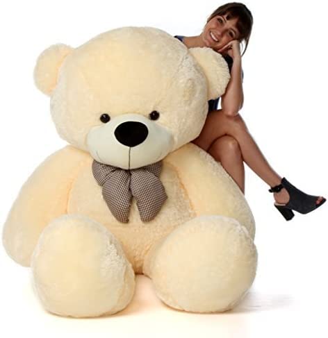 BEST4U TOYS Soft Toy – Cute 3 Feet Cream Teddy Bear